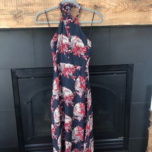 Floral maxi halter